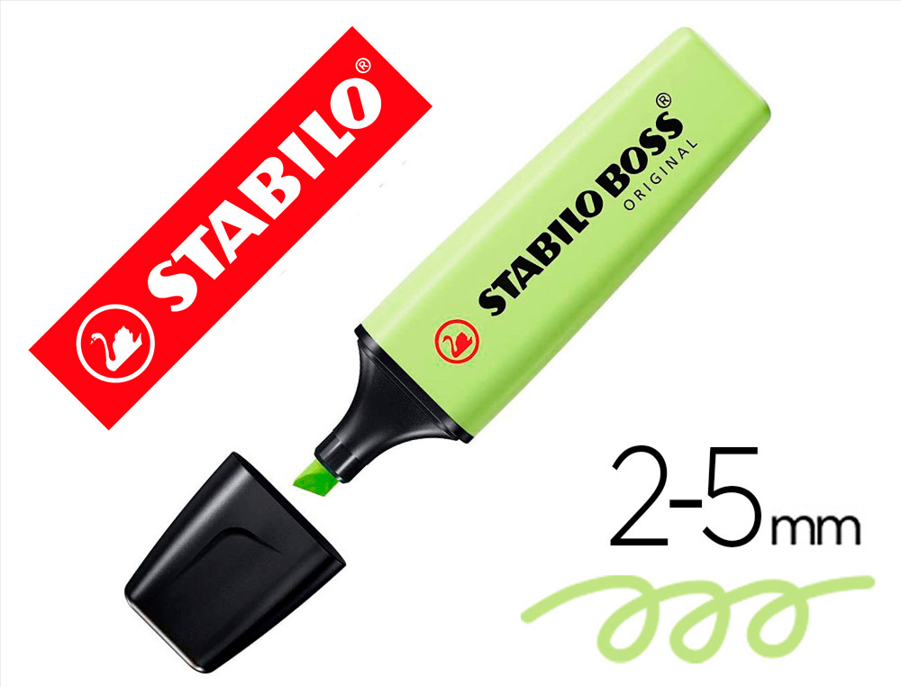 ROTULADOR STABILO BOSS FLUORESCENTE 70 PASTEL CHISPA DE LIMA