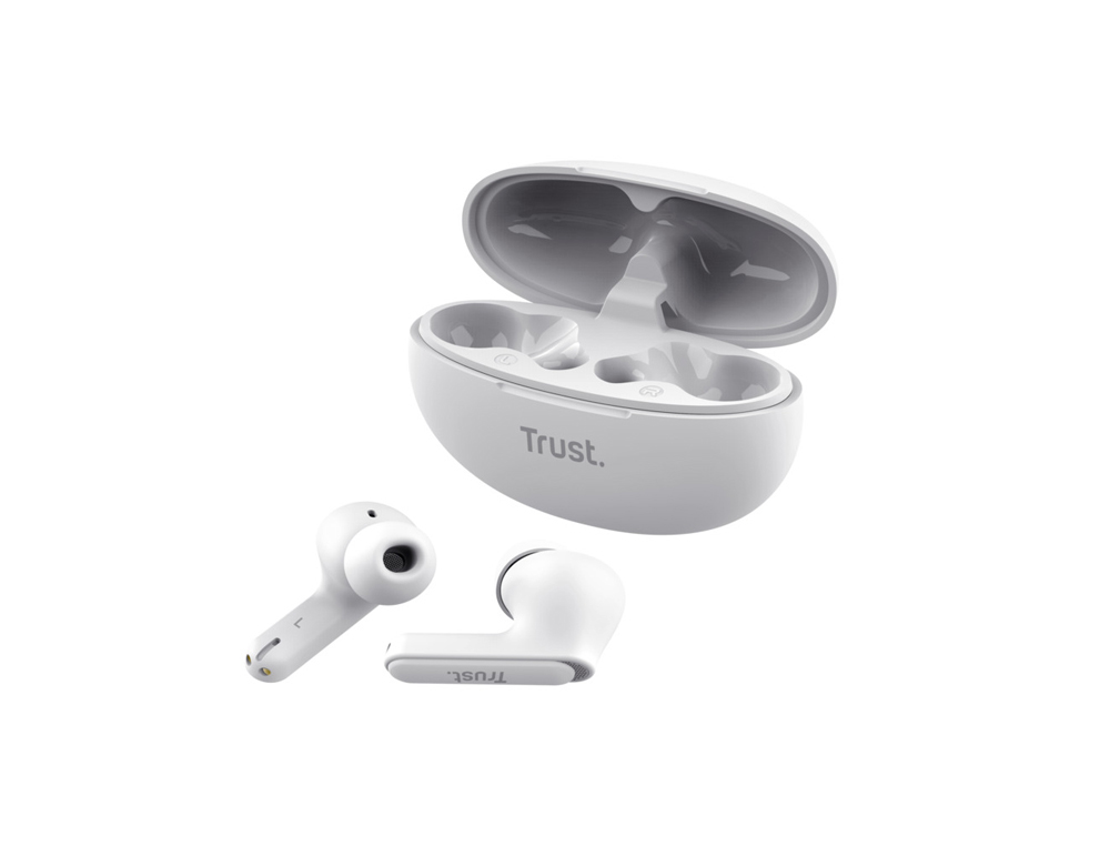 AURICULARES TRUST YAVI ENC INALAMBRICO BLUETOOTH USB-C COLOR BLANCO