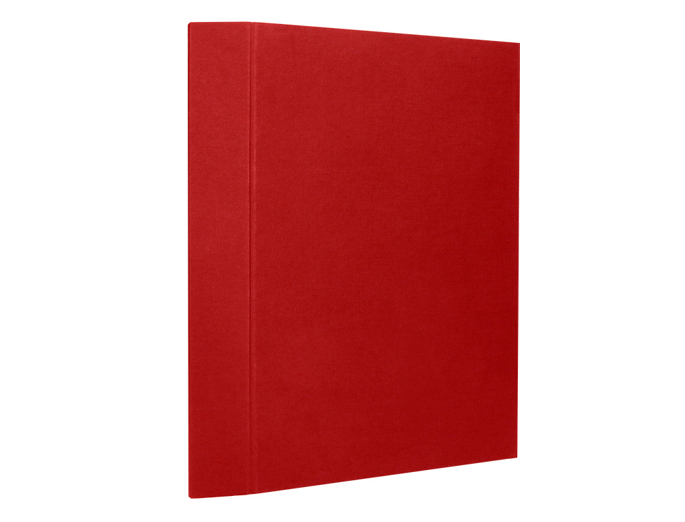 CARPETA FUELLE LIDERPAPEL FOLIO CARTON FORRADO BURDEOS
