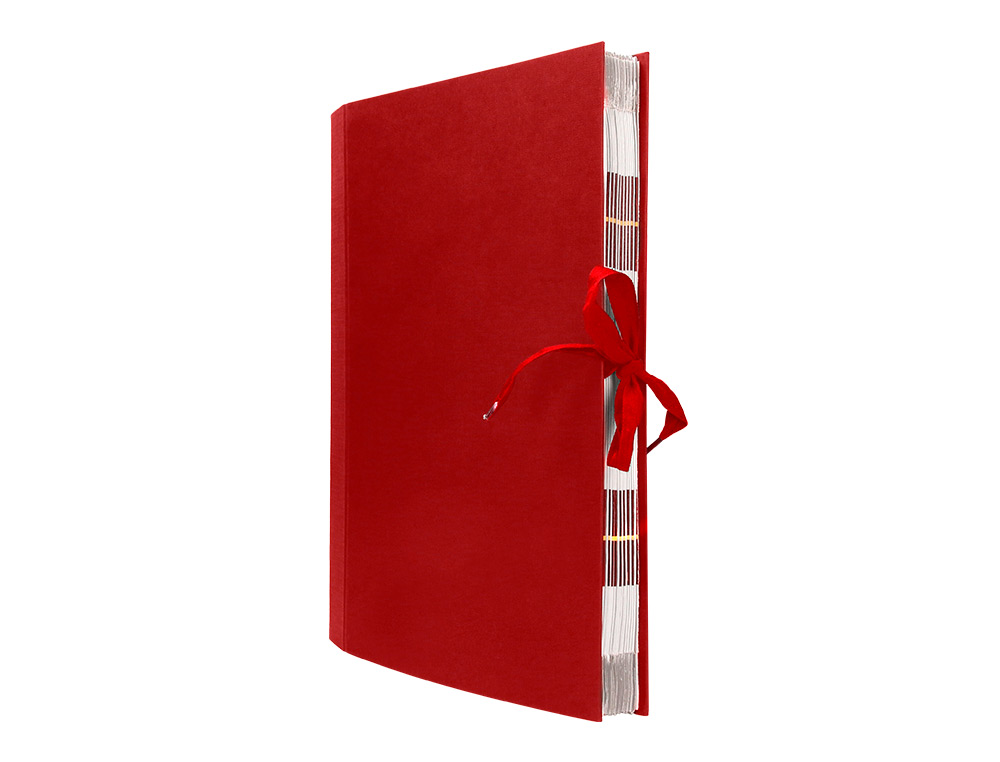 CARPETA FUELLE LIDERPAPEL FOLIO CARTON FORRADO BURDEOS