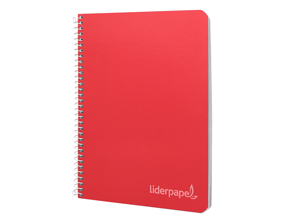 CUADERNO ESPIRAL LIDERPAPEL CUARTO WITTY TAPA DURA 80H 75GR CUADRO 8MM CON MARGEN COLORES SURTIDOS