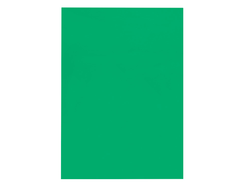 TAPA ENCUADERNACION LIDERPAPEL POLIPROPILENO A4 0.5 MM VERDE TRANSLUCIDO PAQUETE DE 100 UNIDADES