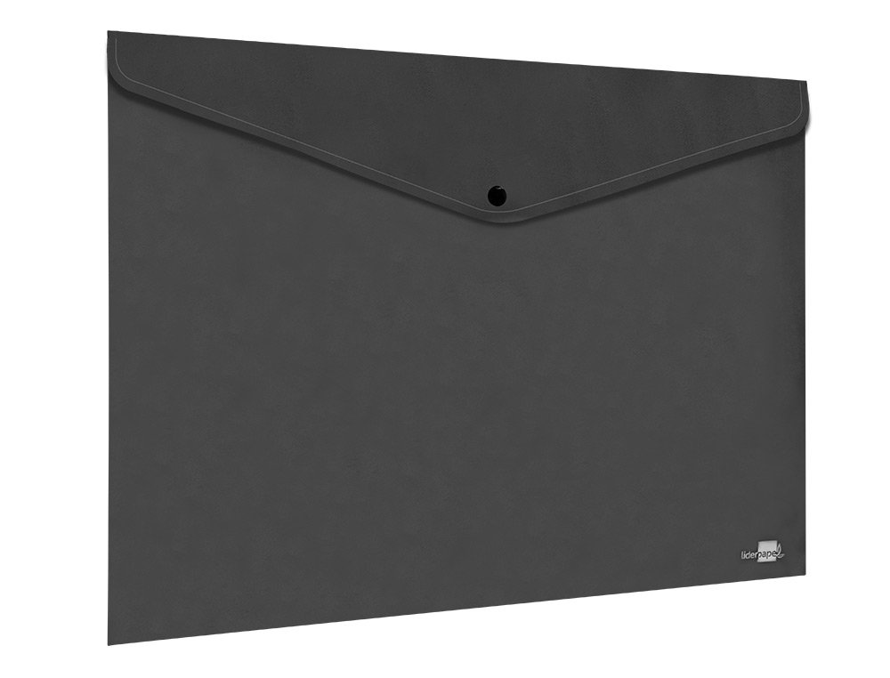 CARPETA LIDERPAPEL DOSSIER BROCHE 44243 POLIPROPILENO DIN A3 NEGRO OPACO