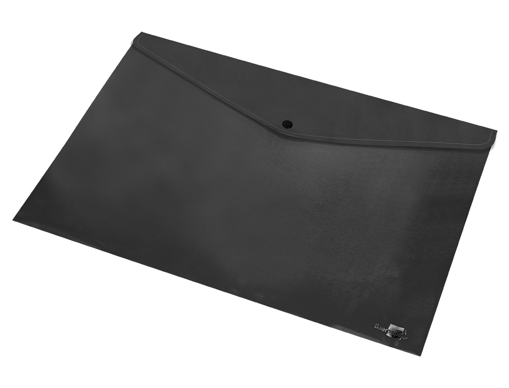 CARPETA LIDERPAPEL DOSSIER BROCHE 44243 POLIPROPILENO DIN A3 NEGRO OPACO