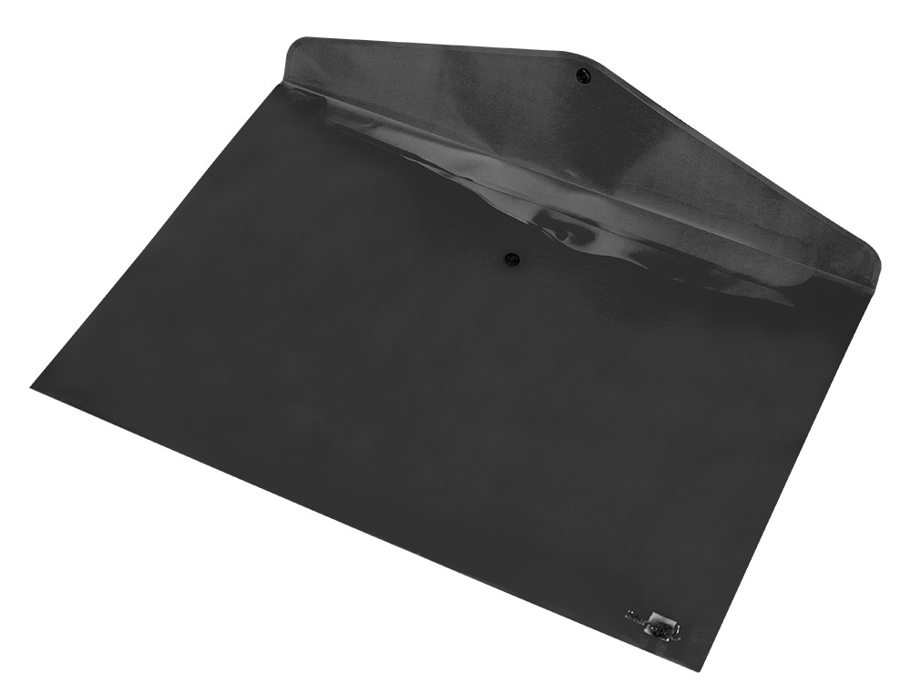 CARPETA LIDERPAPEL DOSSIER BROCHE 44243 POLIPROPILENO DIN A3 NEGRO OPACO