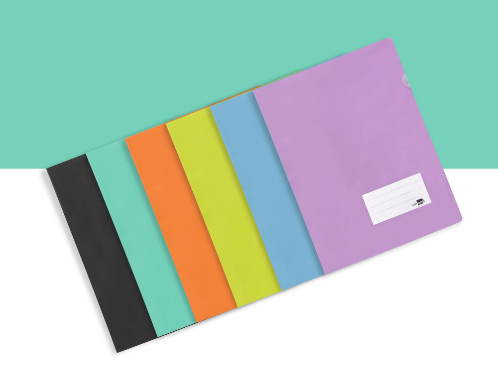 CARPETA LIDERPAPEL DOSSIER A4 UERO NARANJA FLUOR OPACO