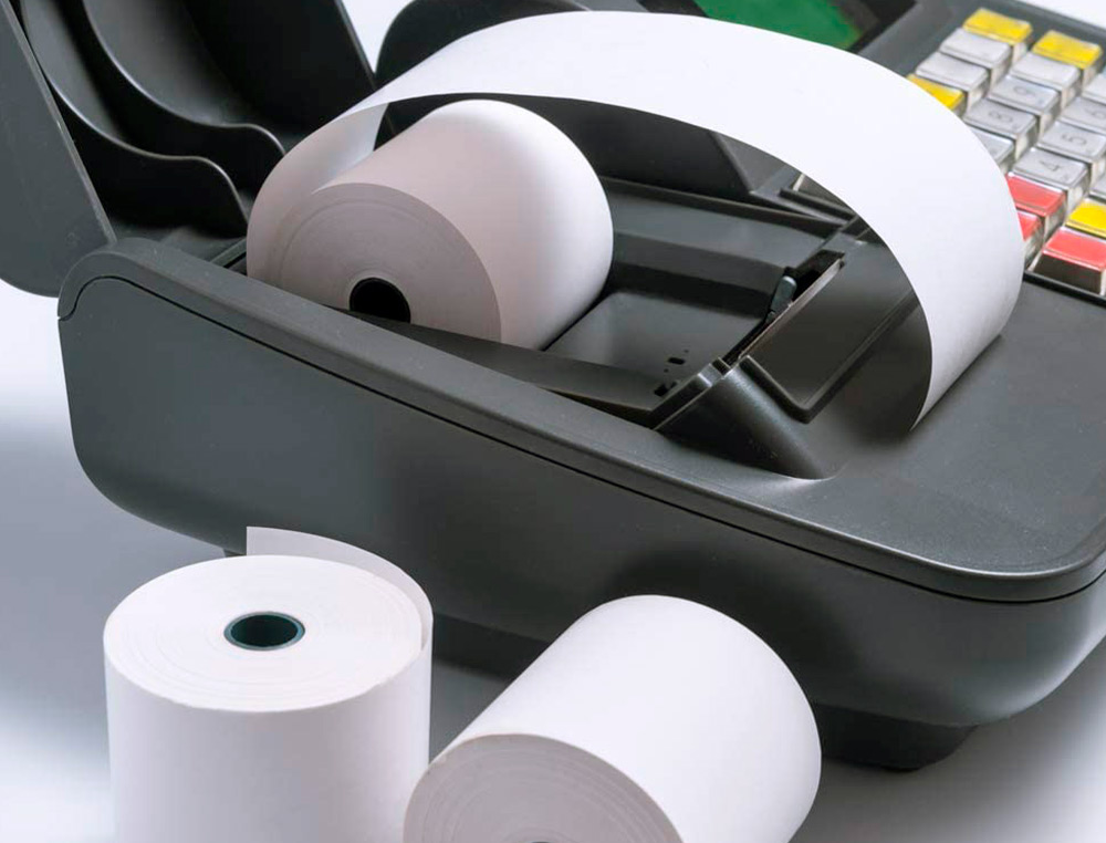 ROLLO SUMADORA Q-CONNECT ELECTRO 70 MM ANCHO X 65 MM DIAMETRO SIN BISFENOL A