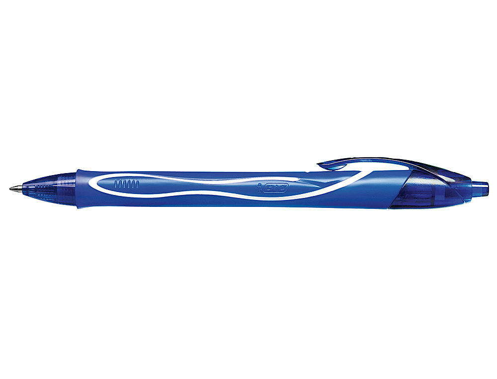 BOLIGRAFO BIC GELOCITY QUICK DRY RETRACTIL TINTA GEL AZUL PUNTA DE 0,7 MM