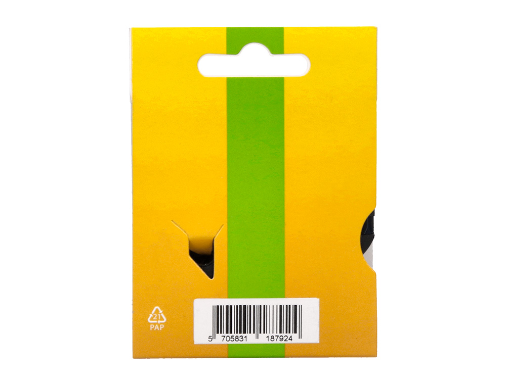CINTA Q-CONNECT 1000 NEGRO-BLANCO 9 MM X 7MT DYMO