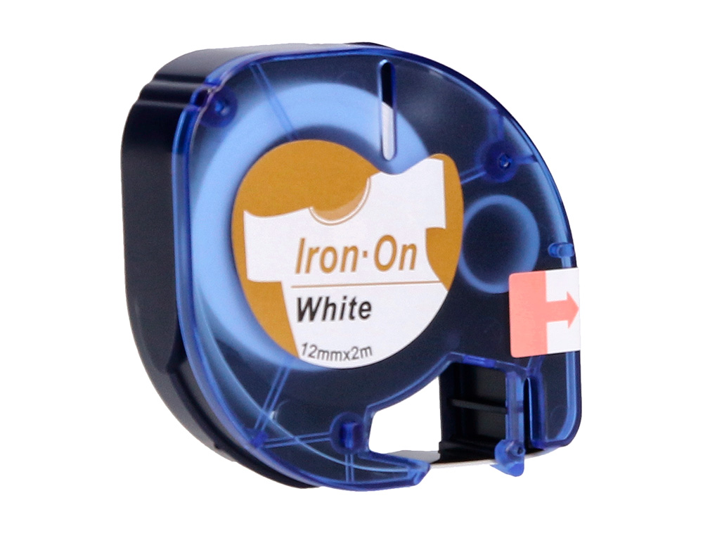 CINTA Q-CONNECT 12MM X 2MT NEGRO-BLANCO PARA ROPA PARA MAQUINA LETRATAG