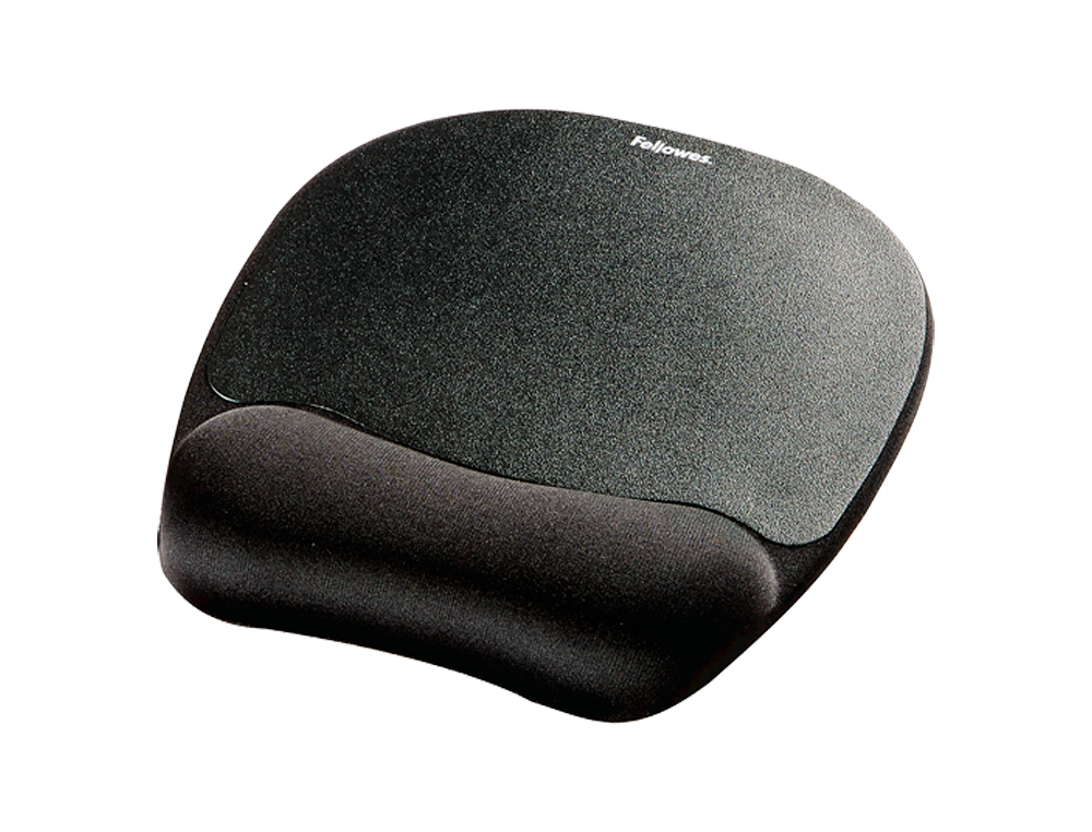 ALFOMBRILLA PARA RATON FELLOWES CON REPOSAMUÑECAS DE ESPUMA MEMORY FOAM NEGRO 230X196X20 MM