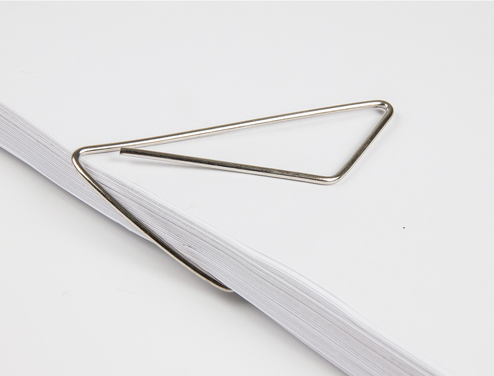 CLIPS PAJARITA Q-CONNECT 40MM NIQUELADOS CAJA DE 50 UNIDADES