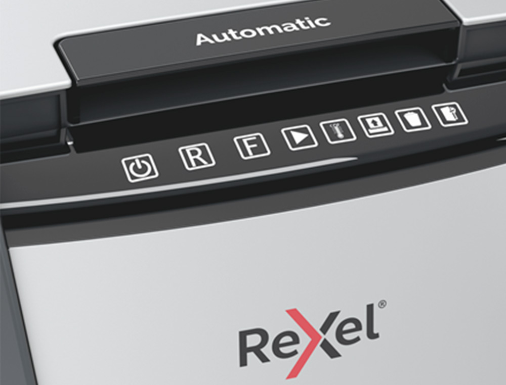 DESTRUCTORA DE DOCUMENTOS REXEL OPTIMUM AUTOFEDD+ 150X EU CAPACIDAD DE CORTE 150 HOJAS DESTRUYE GRAPAS Y CLIPS