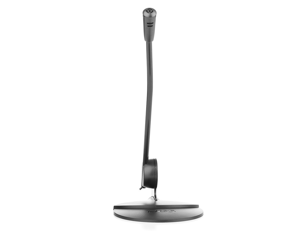 MICROFONO SOBREMESA NGS MICROPHONE MS 102 PARA ESCRITORIO Y MONITOR DOBLE PEANA DE SUJECION LONGITUD