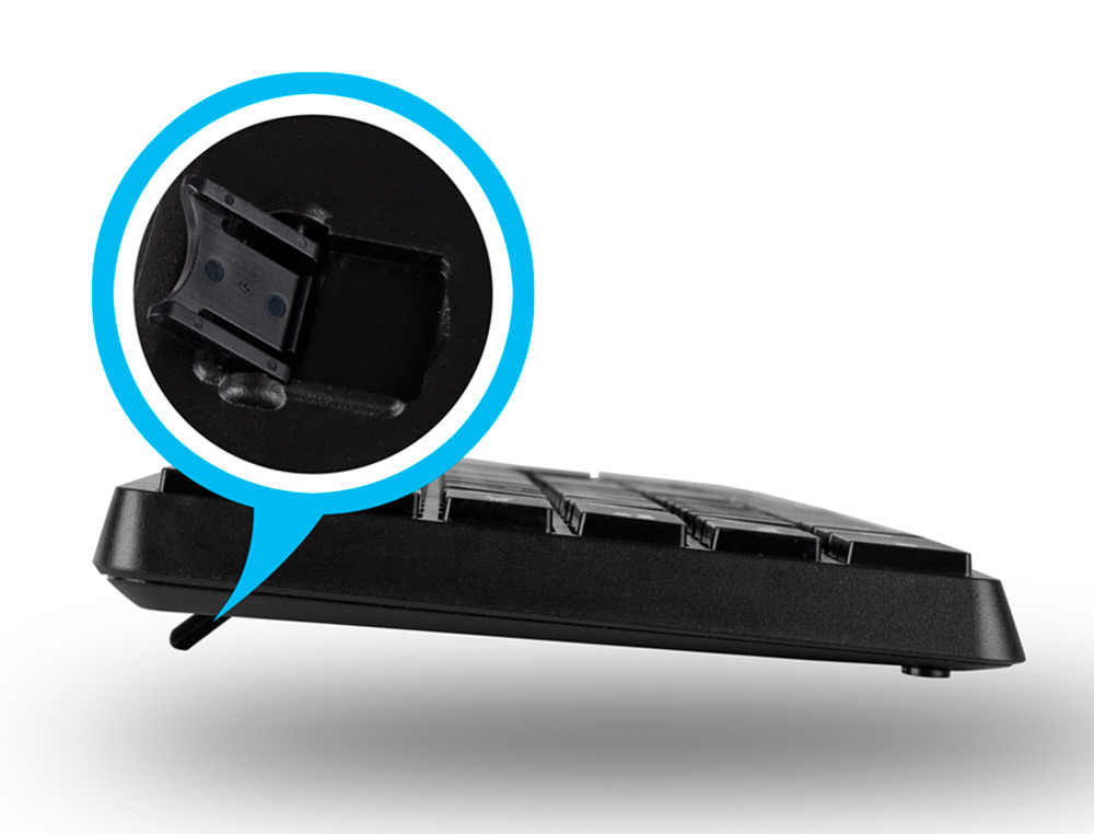 SET TECLADO Y RATON NGS ALLURE MULTIMEDIA INALAMBRICO USB NANO 2,4 GHZ COLOR NEGRO