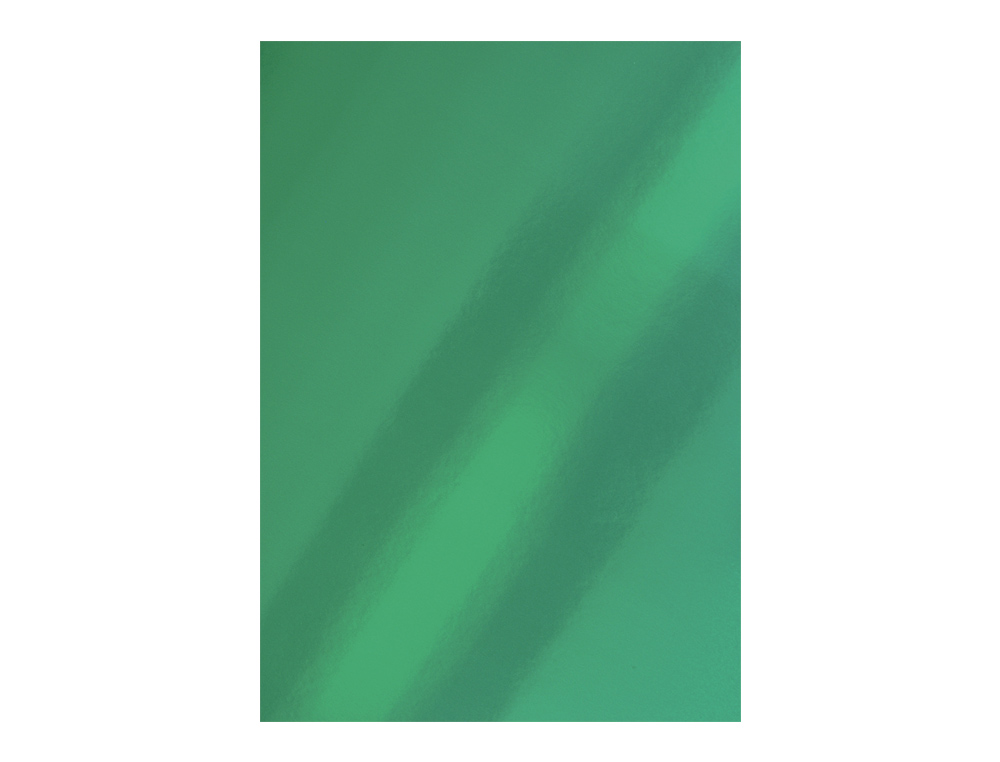 CARTULINA LIDERPAPEL 50X65 CM 235G/M2 METALIZADA VERDE