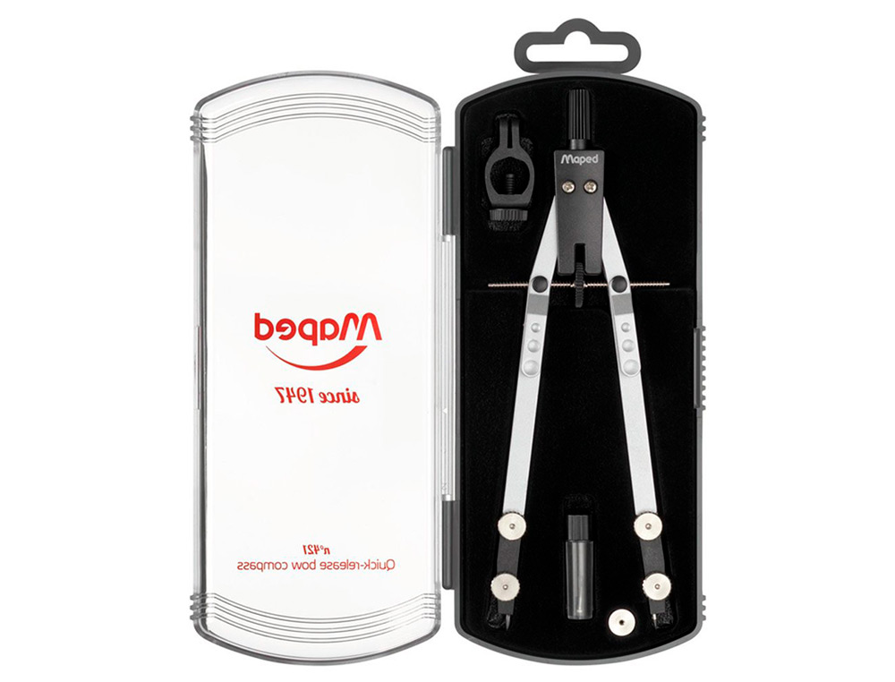 COMPAS MAPED TECNICO CON BIGOTERA CON ALARGADOR 5 PIEZAS