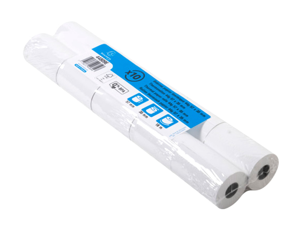 ROLLO SUMADORA EXACOMPTA SAFE CONTACT TERMICO 57 MM X 35 MM 44 G/M2