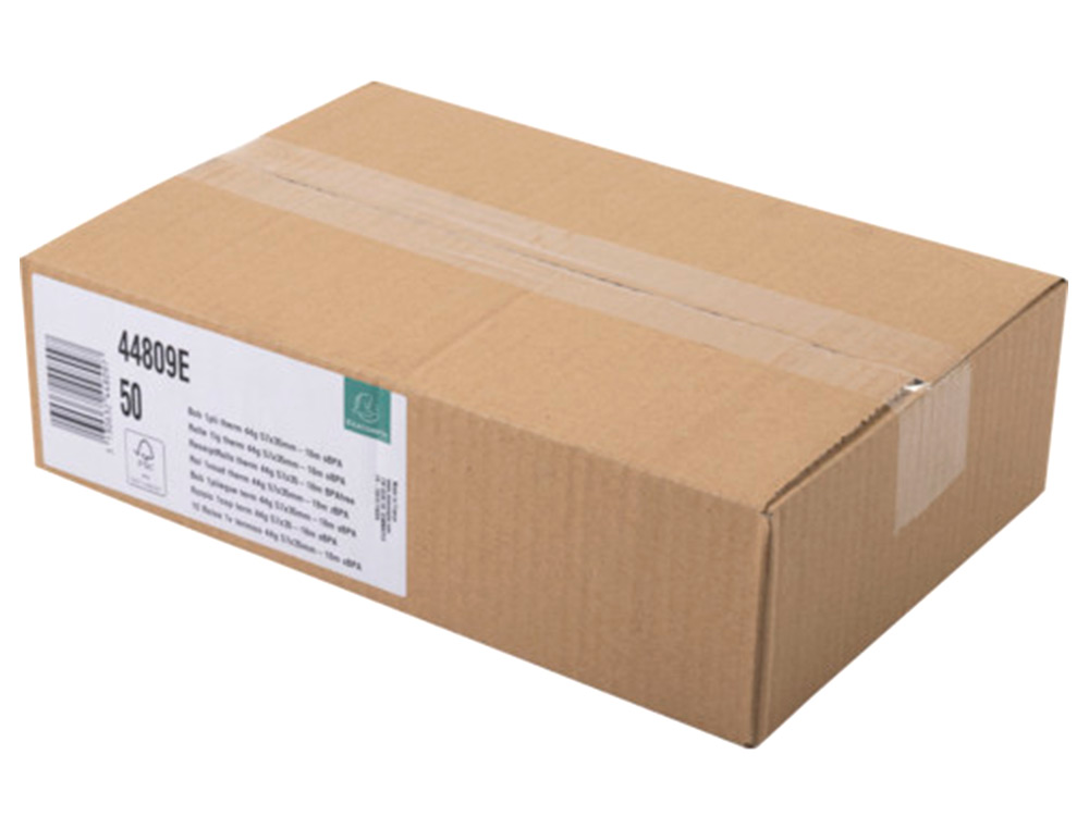 ROLLO SUMADORA EXACOMPTA SAFE CONTACT TERMICO 57 MM X 35 MM 44 G/M2