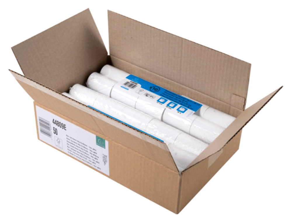 ROLLO SUMADORA EXACOMPTA SAFE CONTACT TERMICO 57 MM X 35 MM 44 G/M2