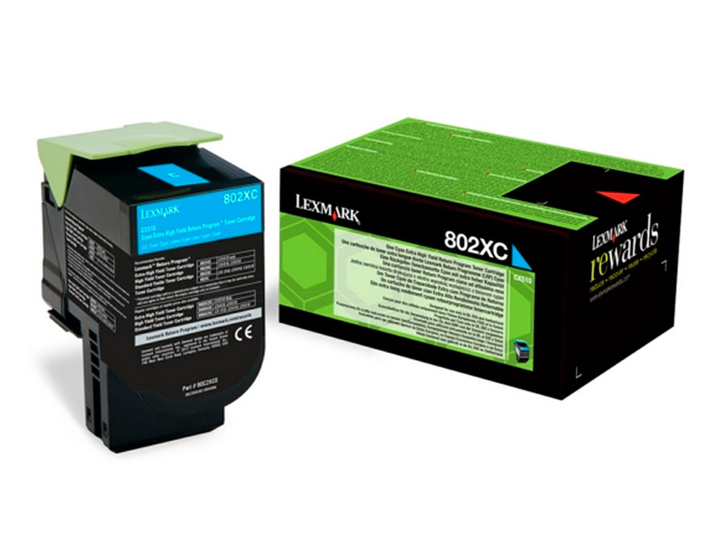 TONER LASER LEXMARK 80C2XCECIAN 4000 PAGINASH