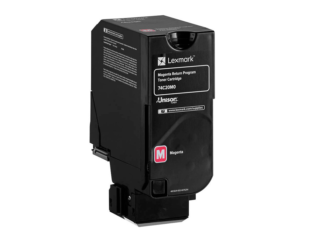 TONER LEXMARK LASER 74C20M0 CX725DE / CS720DE / CS725DE MAGENTA 3000 PAGINAS