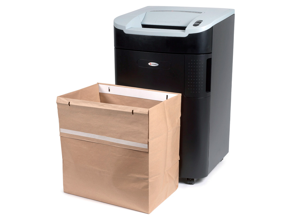 BOLSA DE RESIDUOS REXEL RECICLABLE PARA DESTUCTORAS GAMA RL CAPACIDAD 115 L PACK DE 50 UNIDADES 330X510X490 MM