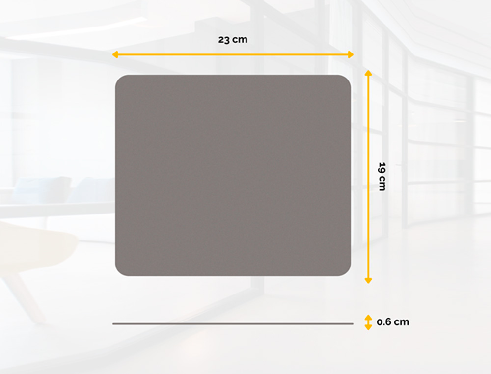 ALFOMBRILLA PARA RATON FELLOWES ESTANDAR RECICLADA 50% COLOR GRIS