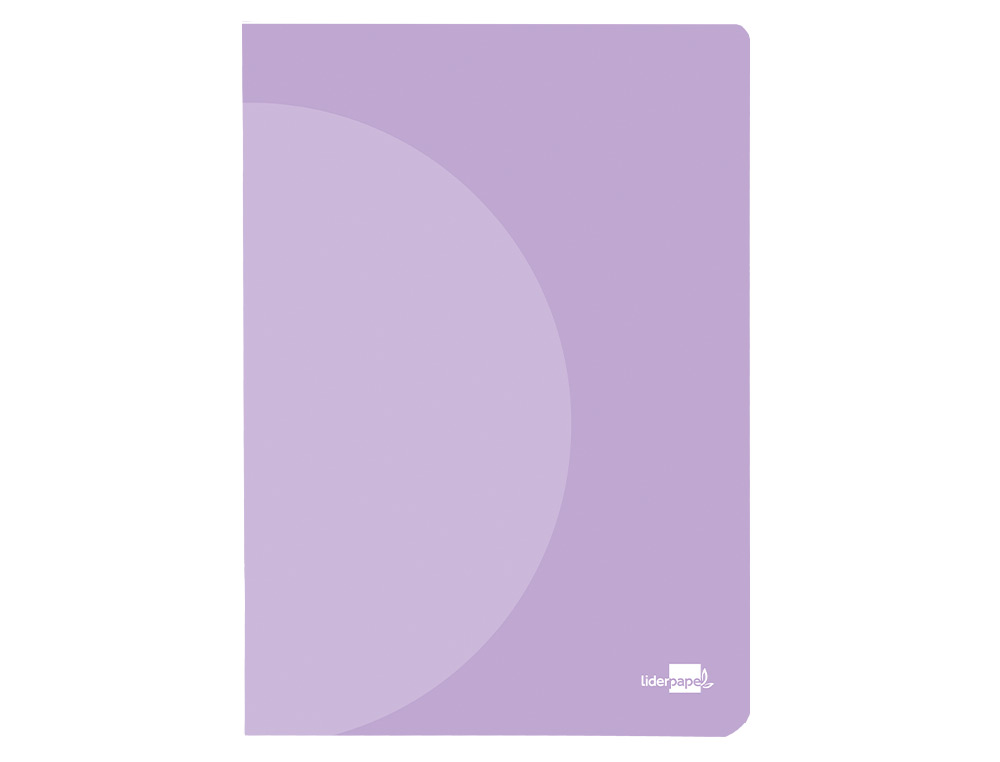 LIBRETA LIDERPAPEL 360 TAPA DE PLASTICO A5 48 HOJAS 90G/M2 CUADRO 4MM CON MARGEN COLORES PASTEL SURTIDOS