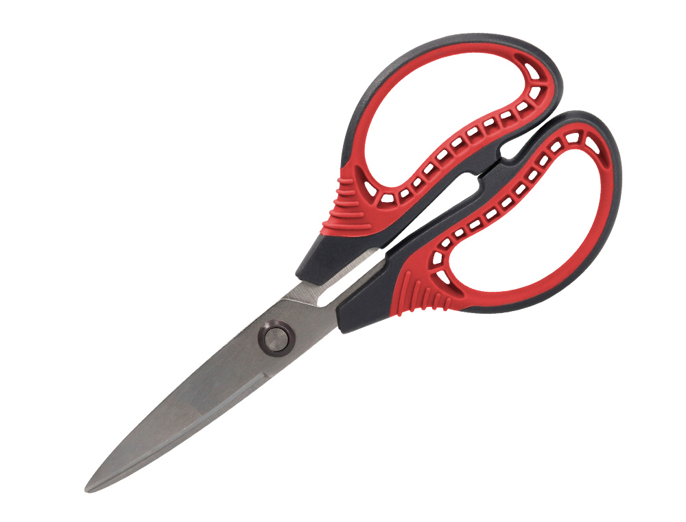 TIJERA LIDERPAPEL TITANIO HOJA CURVA 16,5 CM FALICILIDAD CORTE Y DURABILIDAD INCLUYE FUNDA