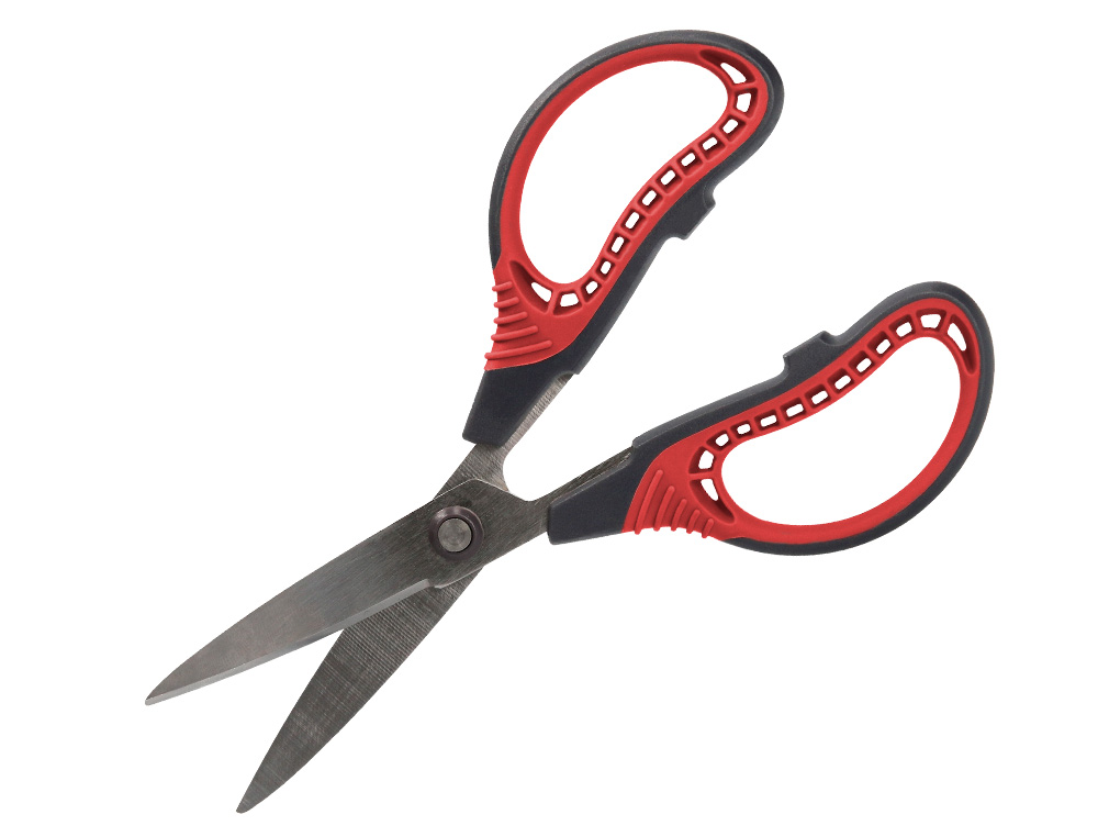 TIJERA LIDERPAPEL TITANIO HOJA CURVA 16,5 CM FALICILIDAD CORTE Y DURABILIDAD INCLUYE FUNDA