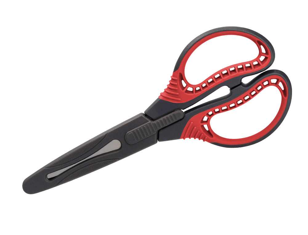 TIJERA LIDERPAPEL TITANIO HOJA CURVA 16,5 CM FALICILIDAD CORTE Y DURABILIDAD INCLUYE FUNDA