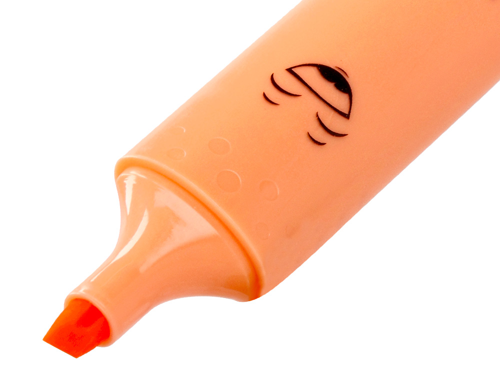 ROTULADOR LIDERPAPEL FLUORESCENTE PASTEL PUNTA BISELADA ESTUCHE DE 6 UNIDADES COLORES SURTIDOS