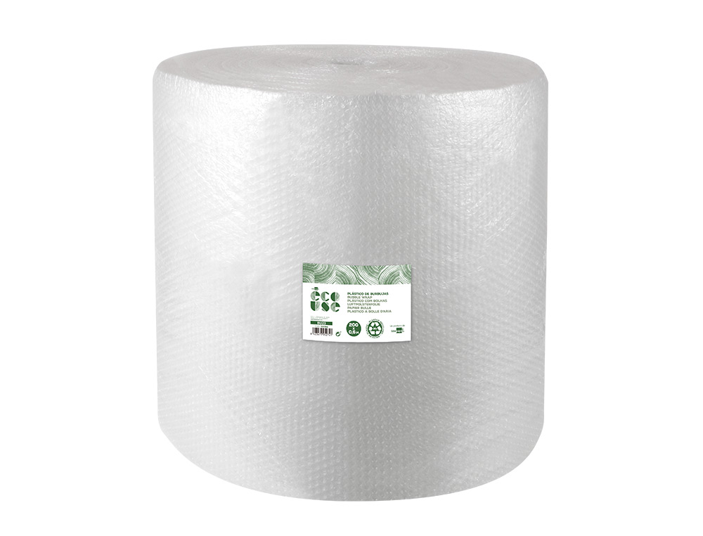 PLASTICO BURBUJA LIDERPAPEL ECOUSE 1X50M 30% DE PLASTICO RECICLADO
