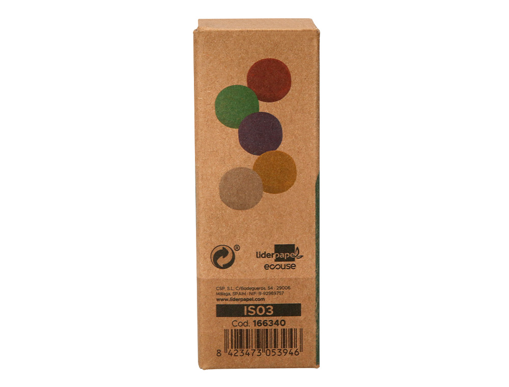 IMANES PARA SUJECION LIDERPAPEL ECOUSE PP RECICLADO PARA PIZARRA MAGNETICA 35 MM CAJA DE 10 UNIDADES