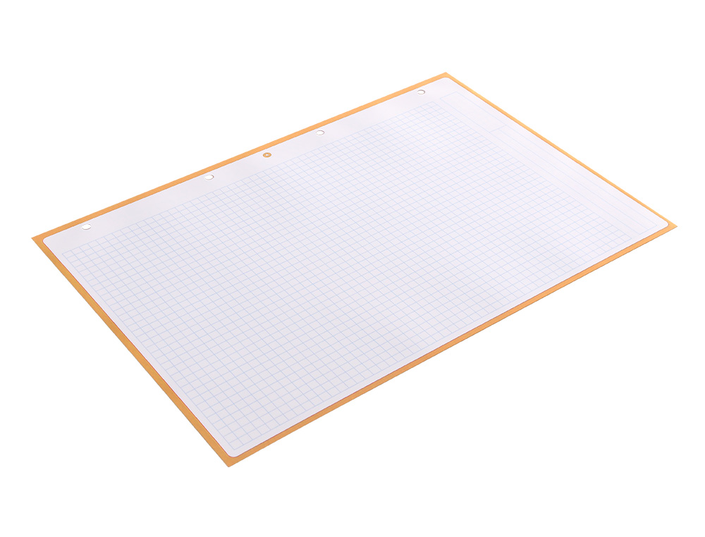 RECAMBIO ANTARTIK A4 80 HOJAS 90G/M2 CUADRO 5MM 4 TALADROS 1 BANDA CON MARCO COLOR PEACH
