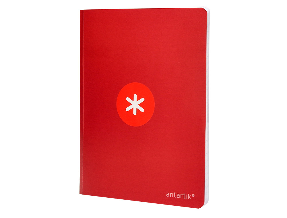 LIBRETA LIDERPAPEL ANTARTIK A5+ PLUS COSIDA 48 HOJAS 90G/M2 CUADRO 5MM CON MARGEN 6 COLORES SURTIDOS