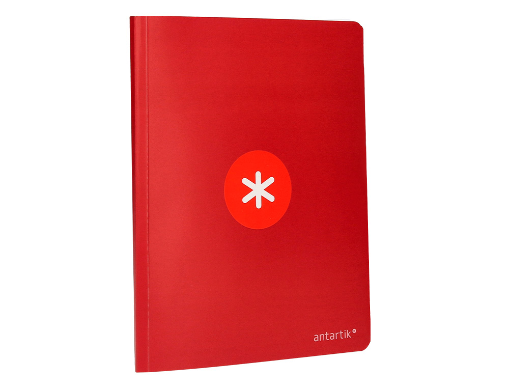 LIBRETA LIDERPAPEL ANTARTIK A5+ PLUS COSIDA 48 HOJAS 90G/M2 CUADRO 5MM CON MARGEN 6 COLORES SURTIDOS
