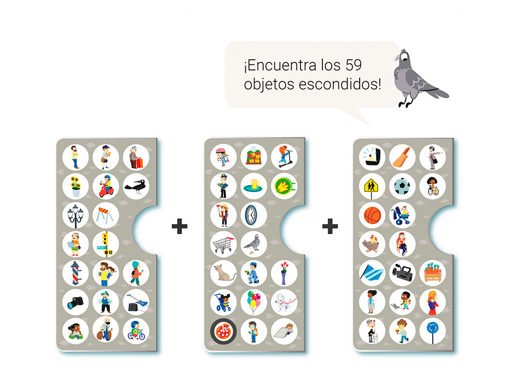 PUZLE APLI OBSERVACION DE LA CIUDAD 104 PIEZAS TAMAÑO 5X5 CM