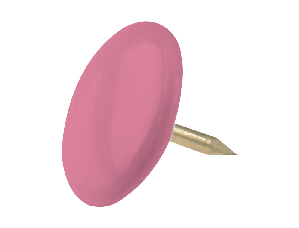 CHINCHETA LISMANIA OFFICE COLOR ROSA CAJA DE 100 UNIDADES
