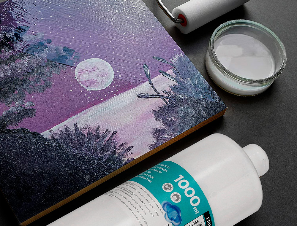 BARNIZ FIJATIVO LIDERPAPEL ACABADO BRILLANTE BOTE DE 1000 ML