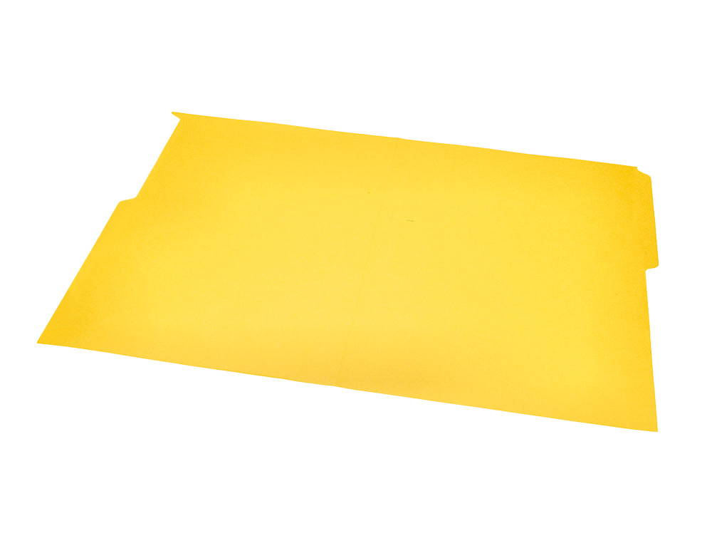 SUBCARPETA CARTULINA LIDERPAPEL FOLIO PESTAA IZQUIERDA 240G/M2 AMARILLO