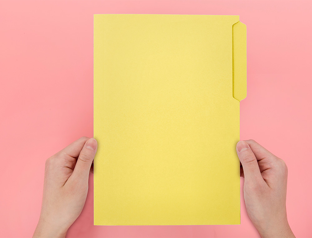 SUBCARPETA CARTULINA LIDERPAPEL FOLIO PESTAA IZQUIERDA 240G/M2 AMARILLO