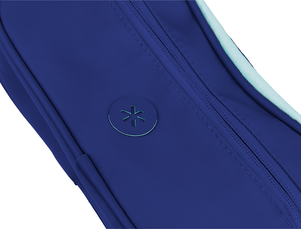 ESTUCHE PORTATODO ANTARTIK FUSION FLEX 3 CREMALLERAS AZULMARINO COMPAERO MOCHILA 100X60X220 MM