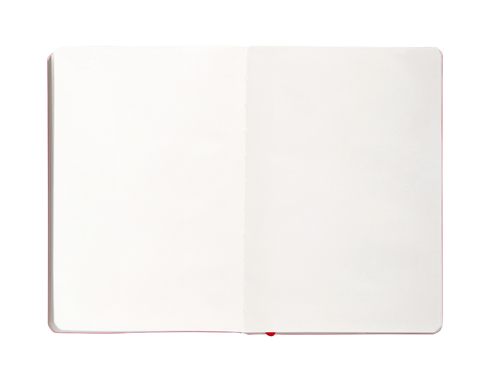 CUADERNO CON GOMILLA ANTARTIK NOTES TAPA BLANDA A5 HOJAS LISAS ROJO 80 HOJAS 80 GR FSC