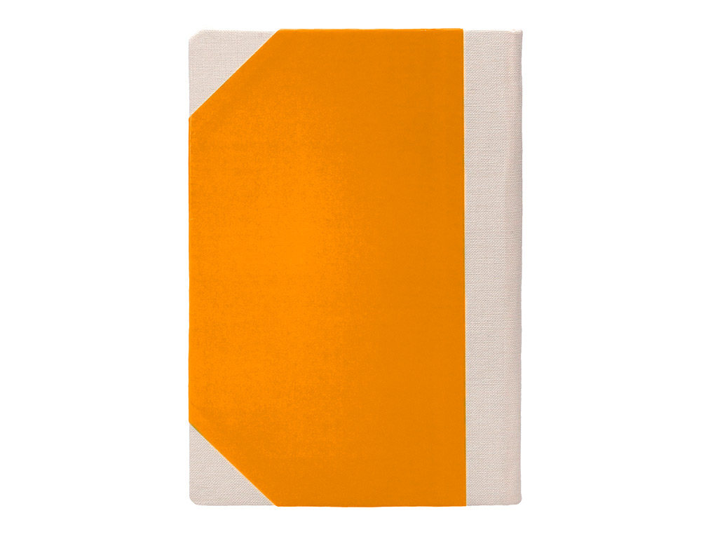 LIBRO CARTONE COSIDO FERNANDES FLECHA DIN A4+ LISO 50 HOJAS 100 GR NARANJA