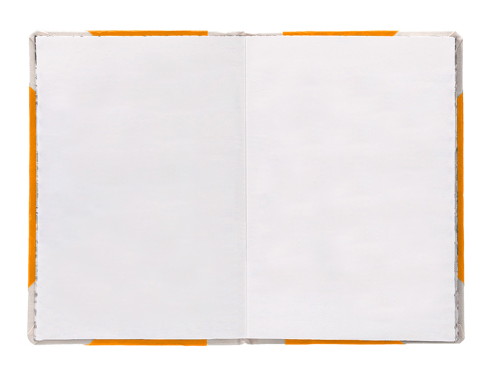 LIBRO CARTONE COSIDO FERNANDES FLECHA DIN A4+ LISO 50 HOJAS 100 GR NARANJA