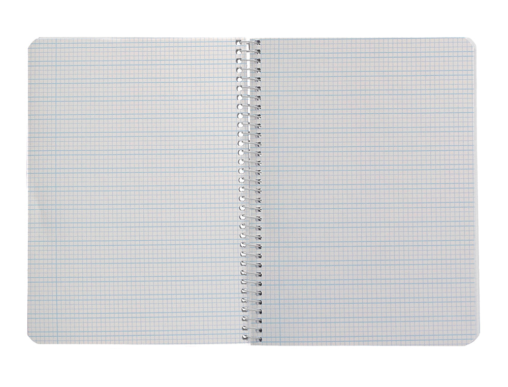CUADERNO ESPIRAL LIDERPAPEL A5 PAUTAGUIA TAPA BLANDA 40H 75 GR CUADRO PAUTADO 3MM COLOR ROJO