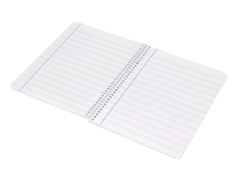 CUADERNO ESPIRAL LIDERPAPEL A5 WITTY TAPA DURA 80H 90GR RAYADO MONTESSORI 5 MM COLORES SURTIDOS