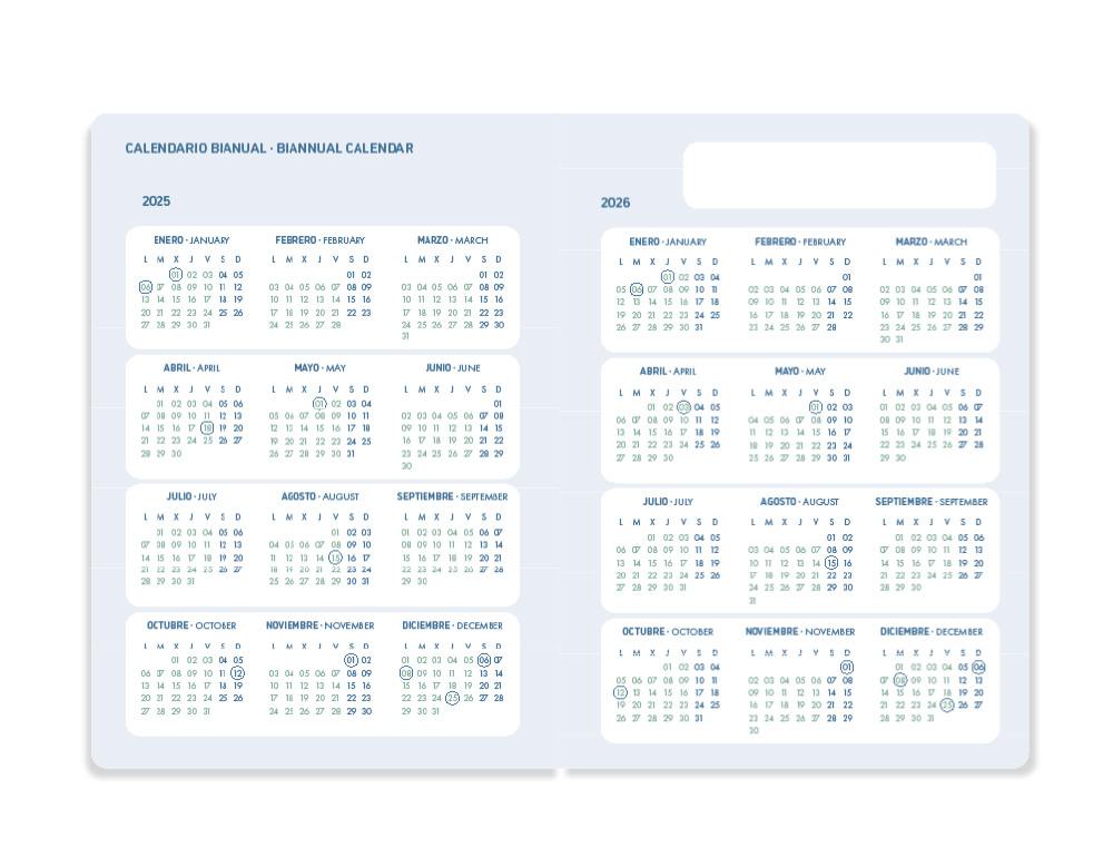 AGENDA ESCOLAR LIDERPAPEL 25-26 ESPIRAL BASIC NEGRO DIA PAGINA A5 BILINGE PAPEL FSC 70 GR FSC 70 GR